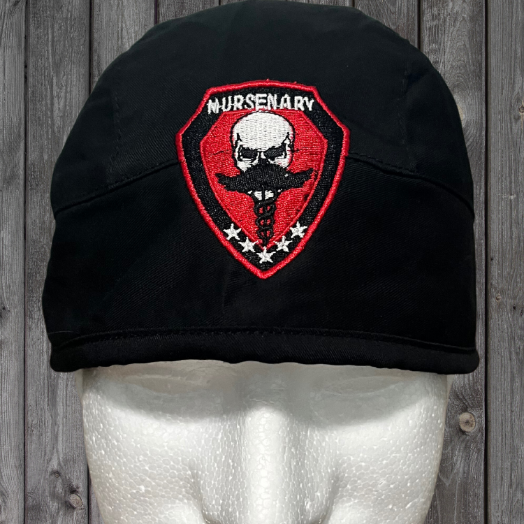gears of war bandana Murse Life Scrub Cap (Mursenary Logo)