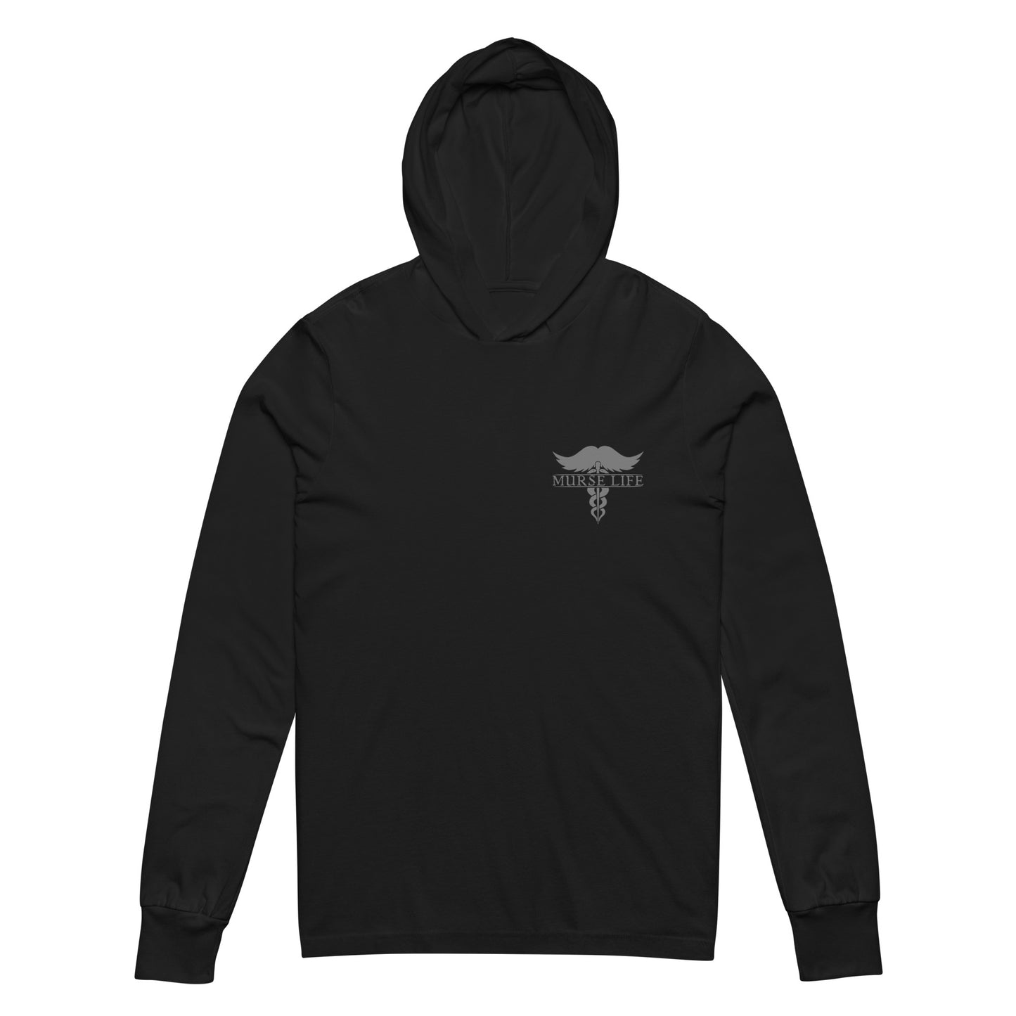 Love Muscle (Solid Red) Hooded Long Sleeve