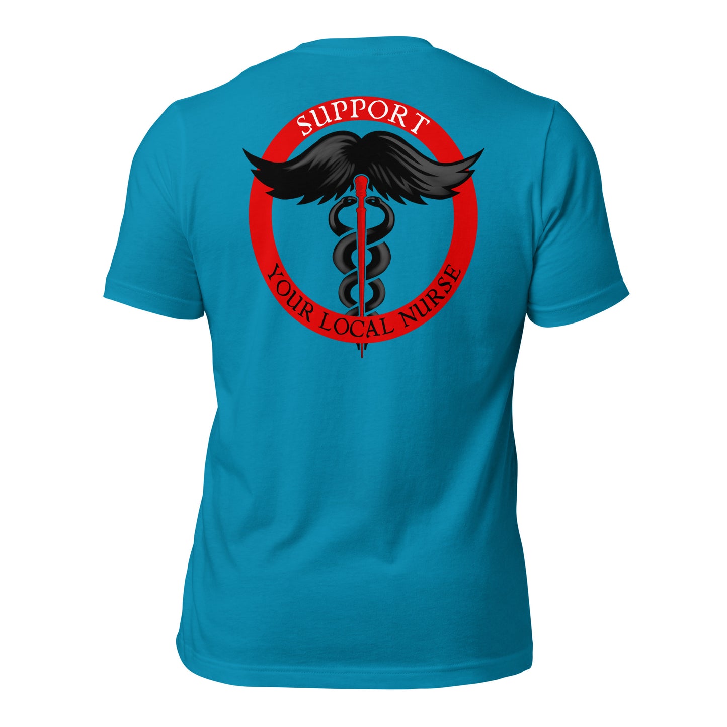 Local Nurse Support Tee (Dark, Back Print)