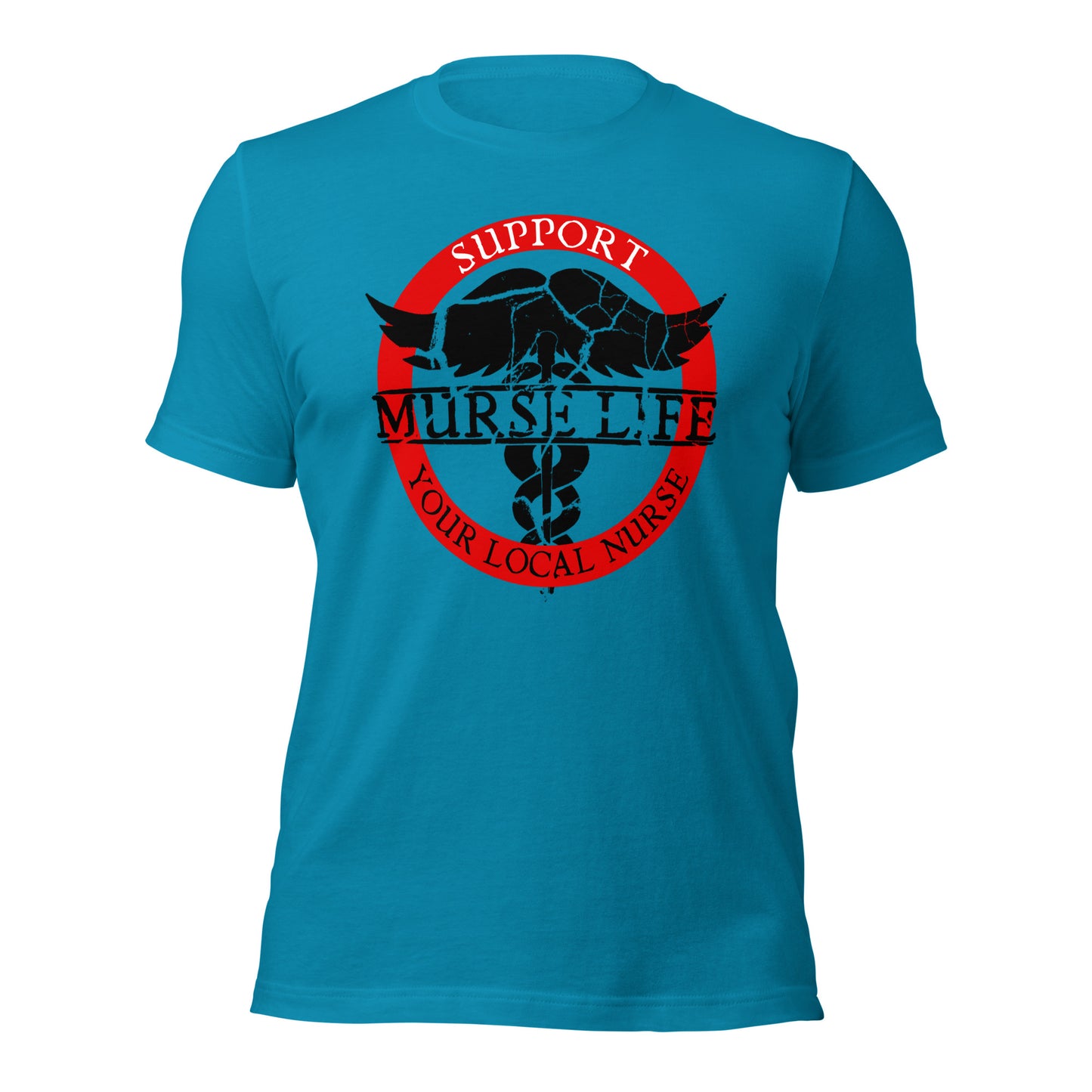 Local Nurse Support Tee (Distressed Dark)