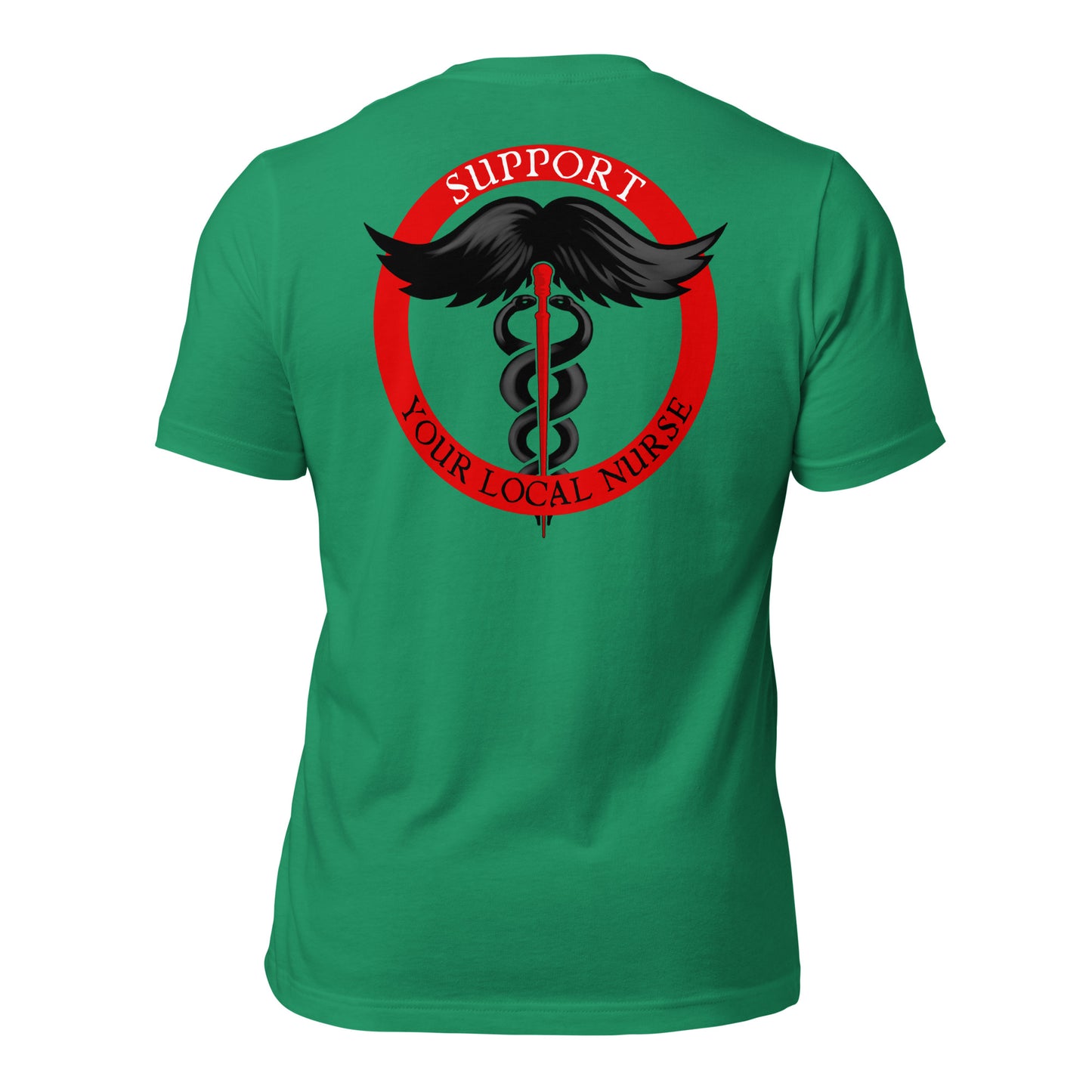 Local Nurse Support Tee (Dark, Back Print)