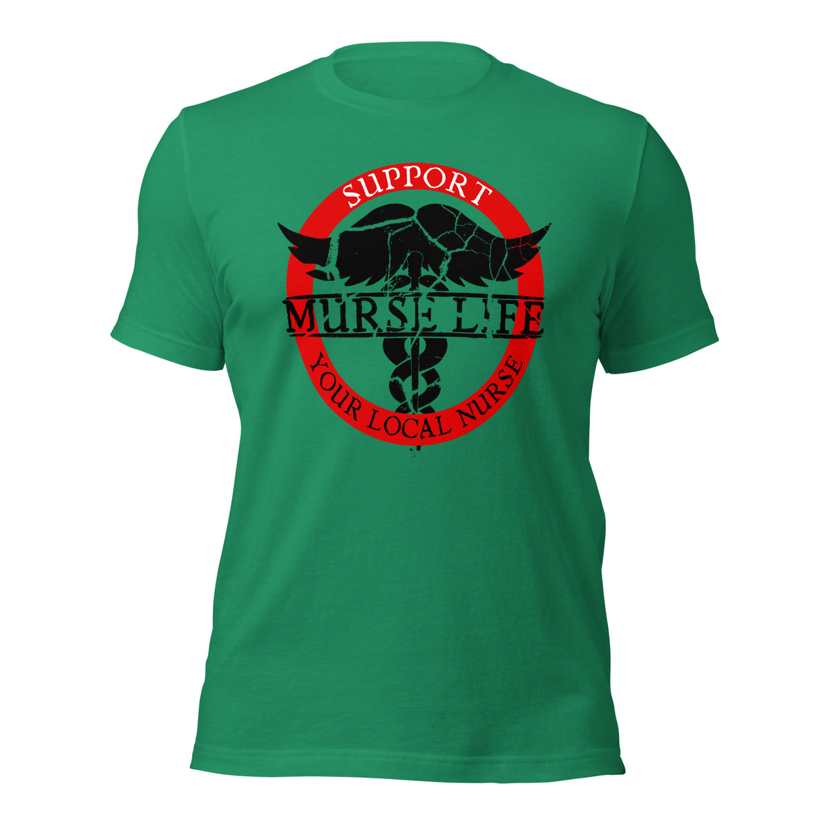 Local Nurse Support Tee (Distressed Dark)