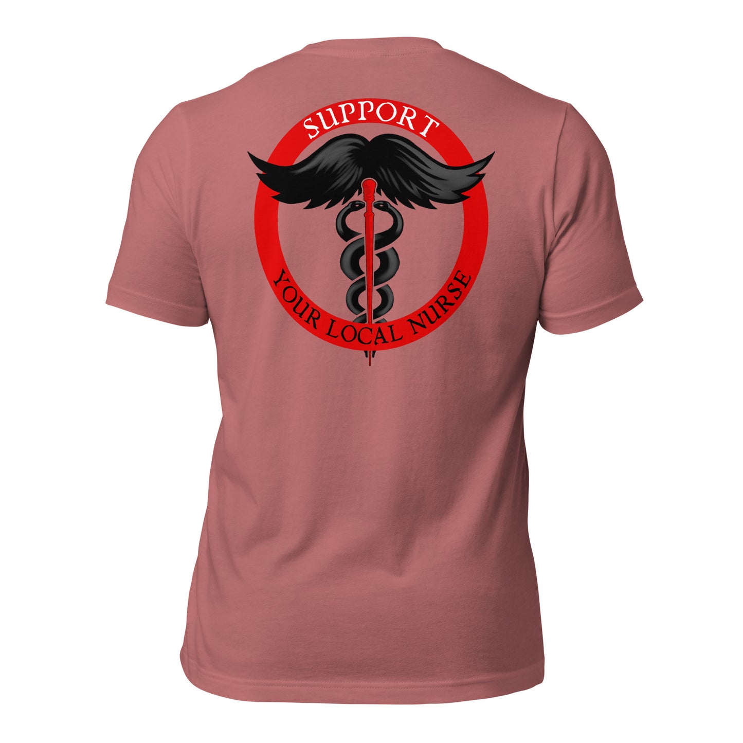 Local Nurse Support Tee (Dark, Back Print)