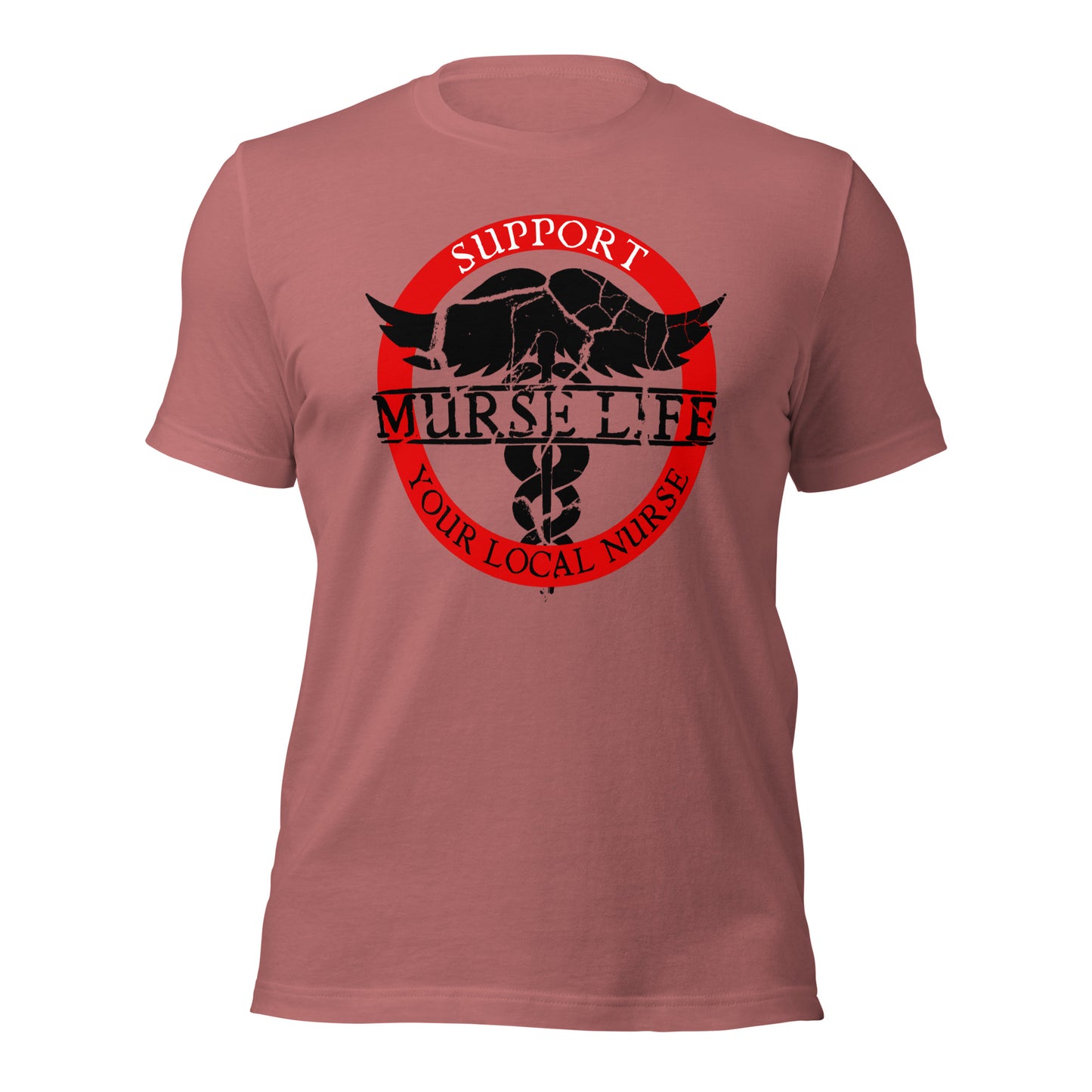 Local Nurse Support Tee (Distressed Dark)
