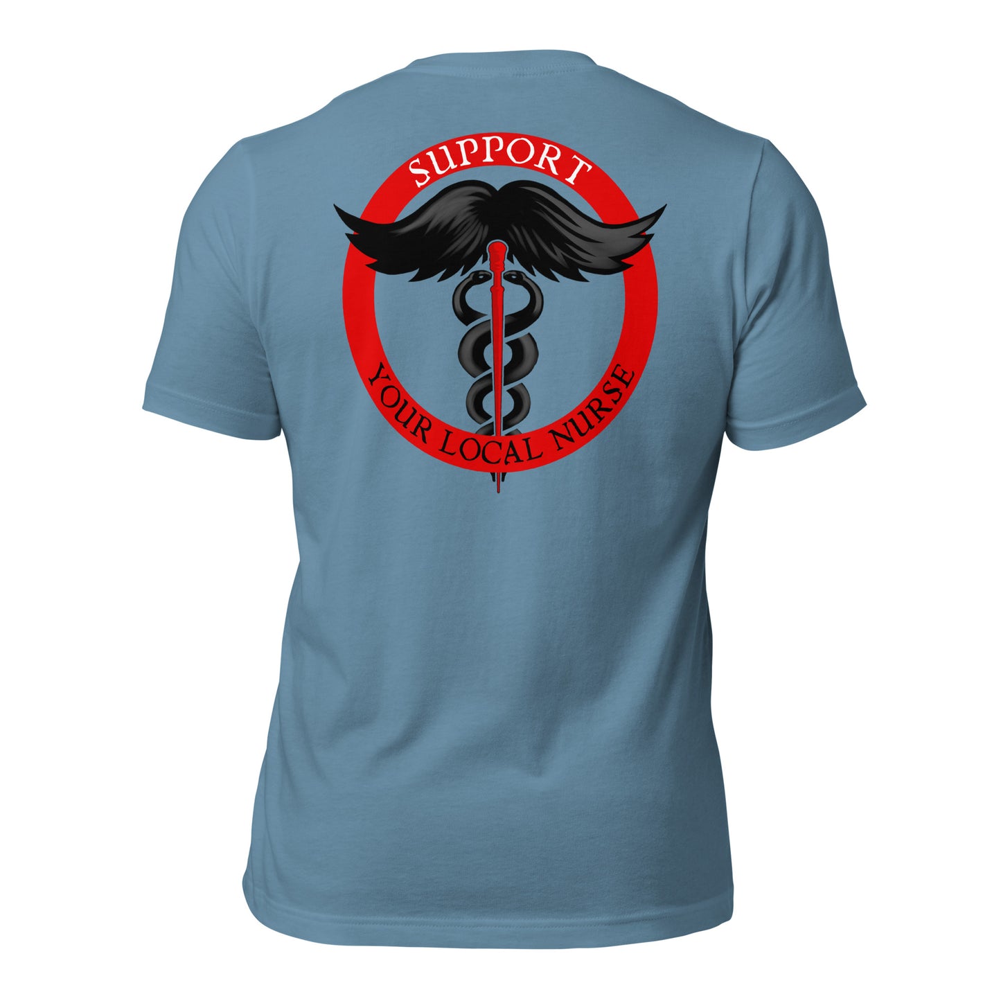 Local Nurse Support Tee (Dark, Back Print)