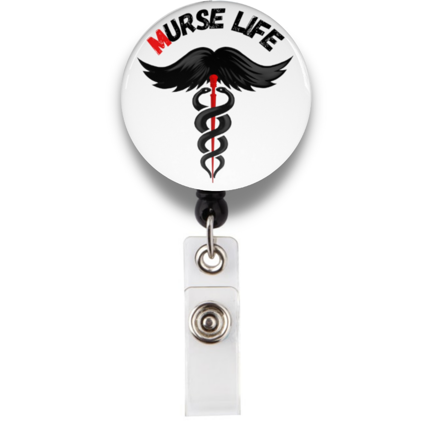 Murse Life Badge Reels Murse Life male nurse, murse life, murse
