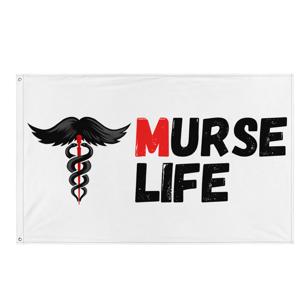 Murse Life Flag Murse Life male nurse, murse life, murse