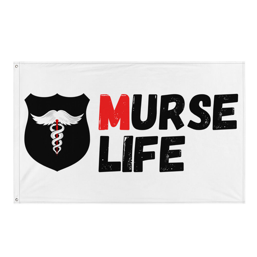 Murse Life LEO Flag Murse Life male nurse, murse life, murse