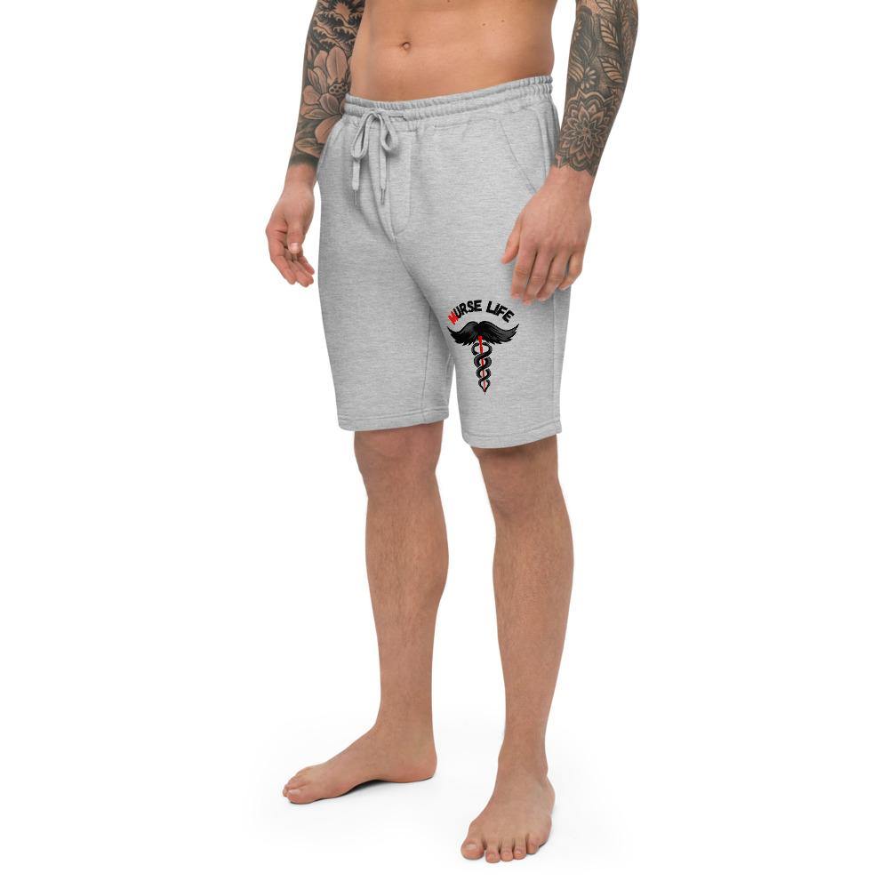 ML Fleece Shorts Murse Life male nurse, murse life, murse