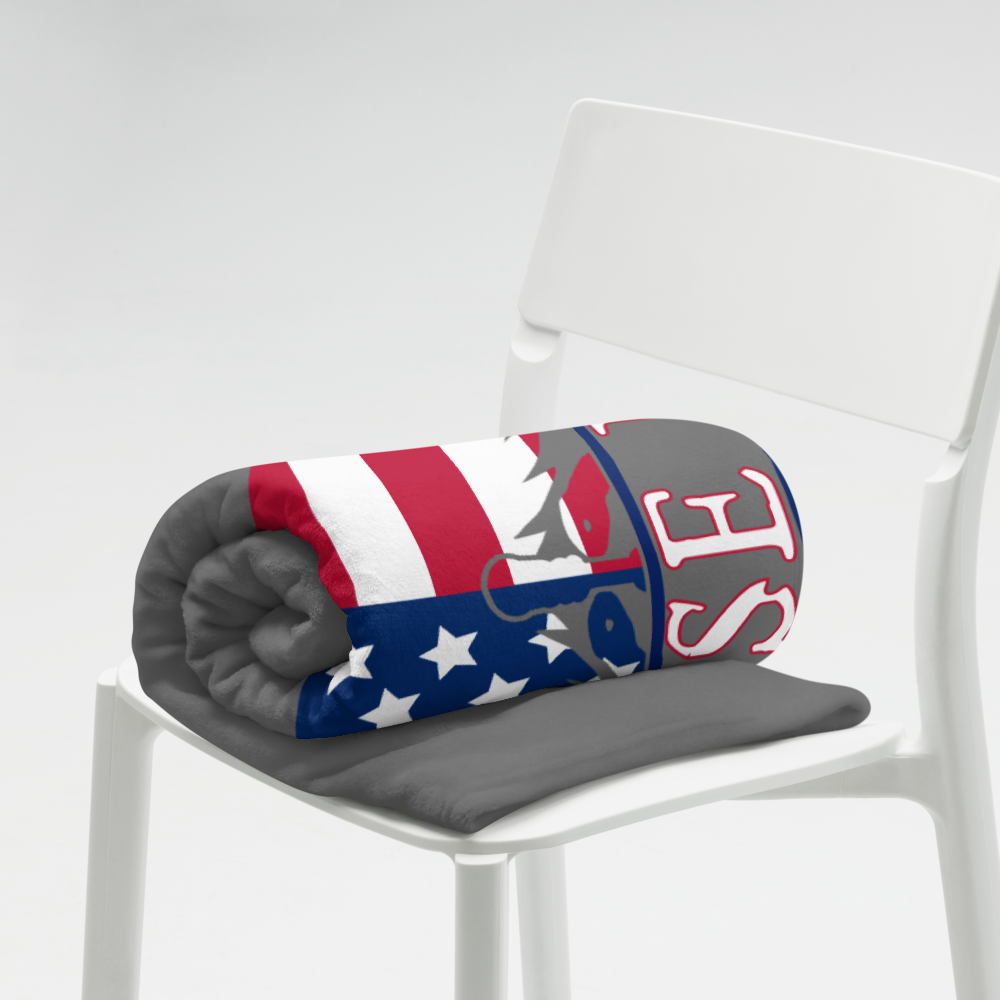 Murse Life Old Glory Throw Blanket