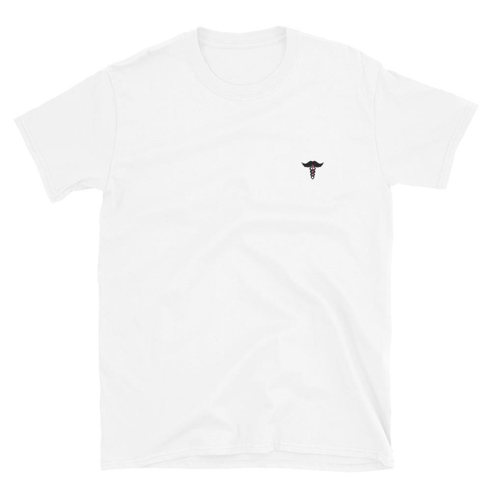 ML Embroidered Stache Golf T-Shirt Murse Life male nurse, murse life, Shirt murse