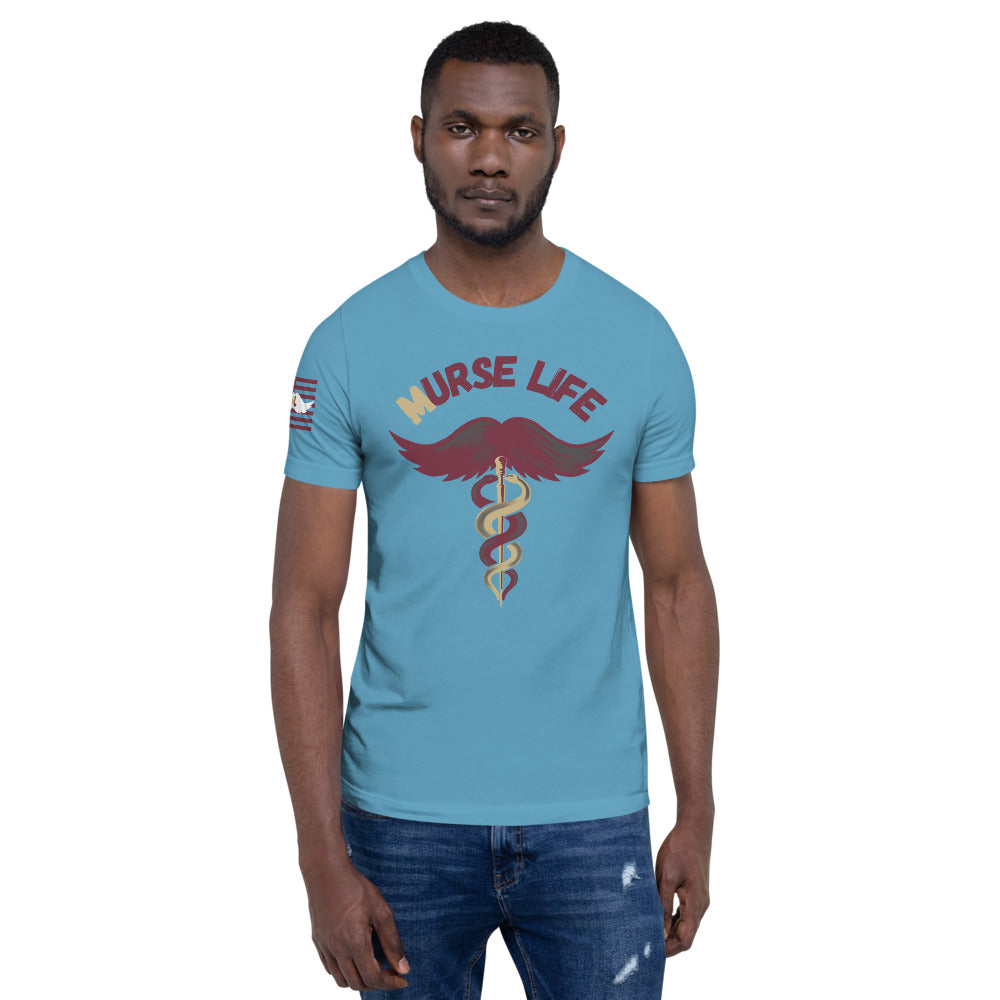 Garnet and Gold ML T-Shirt Murse Life male nurse, murse life, murse