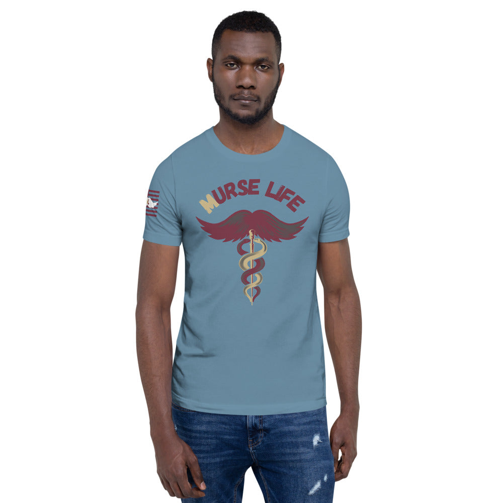 Garnet and Gold ML T-Shirt Murse Life male nurse, murse life, murse