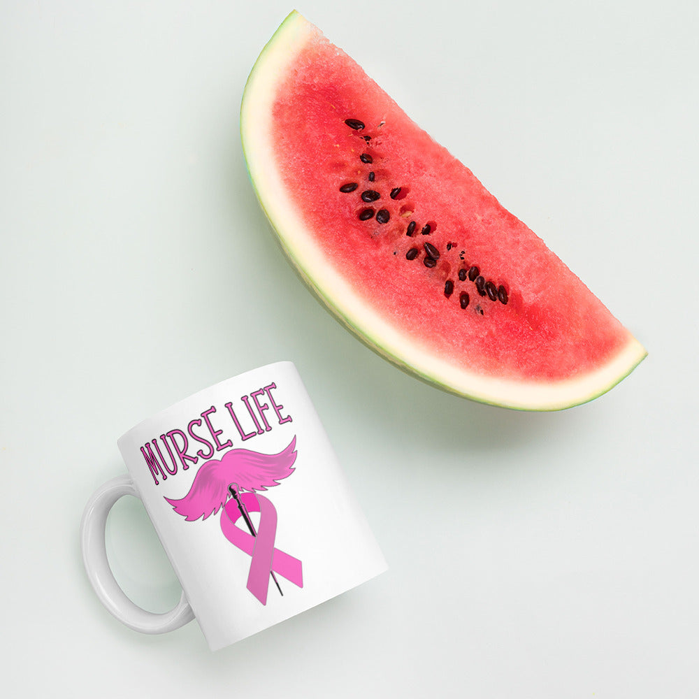 Murse Life Ribbon Mug