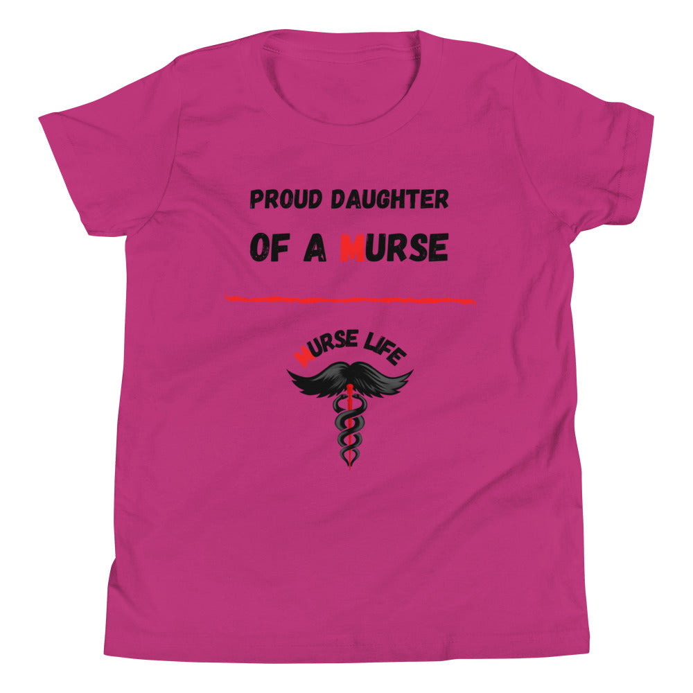 Youth "Proud Daughter" T-Shirt Murse Life male nurse, murse life, murse