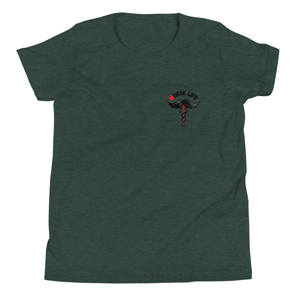 Youth "Dad Wears Scrubs" T-Shirt Murse Life male nurse, murse life, murse