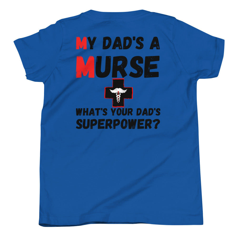 Youth "Murse Superpower" T-Shirt Murse Life male nurse, murse life, murse