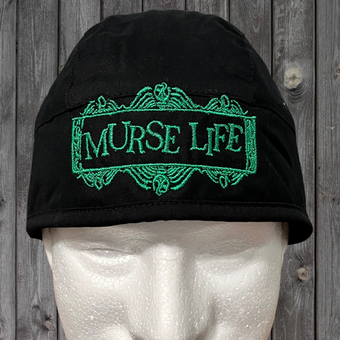 Murse Life Scrub Cap (Beetlejuice Logo)