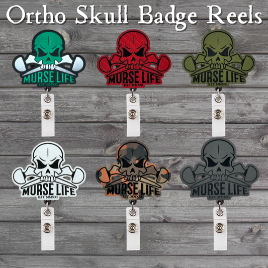 Badge Reel (Ortho Skull)