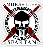 Spartan Murse Sticker