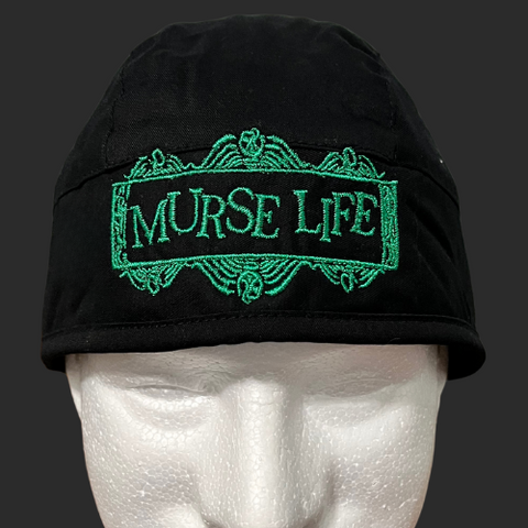 Murse Life Scrub Cap (Beetlejuice Logo)