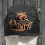 Murse Life Scrub Cap (Leather Ortho Skull)