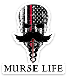 Murse Life Skully Sticker