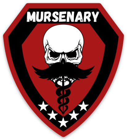 Mursenary Vinyl Sticker (Small)