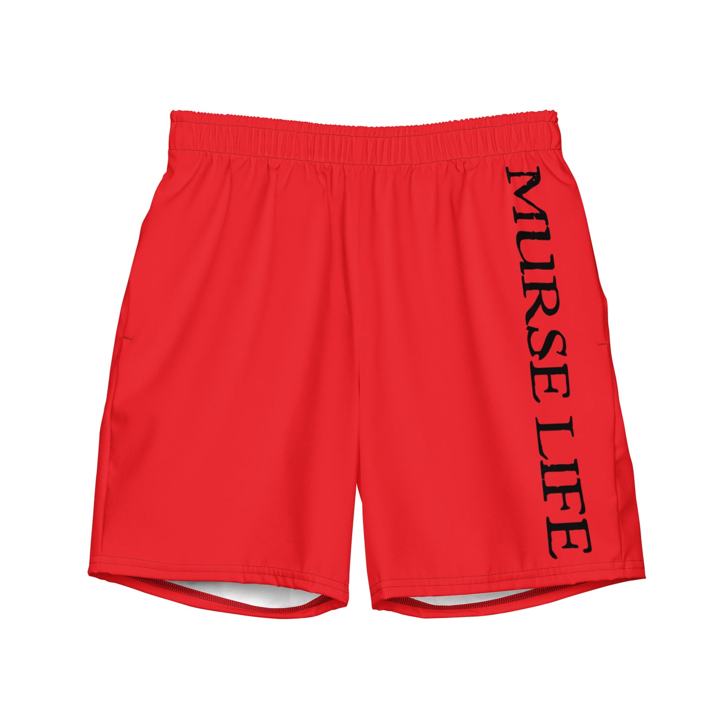 Murse Life Swim Trunks (Red)