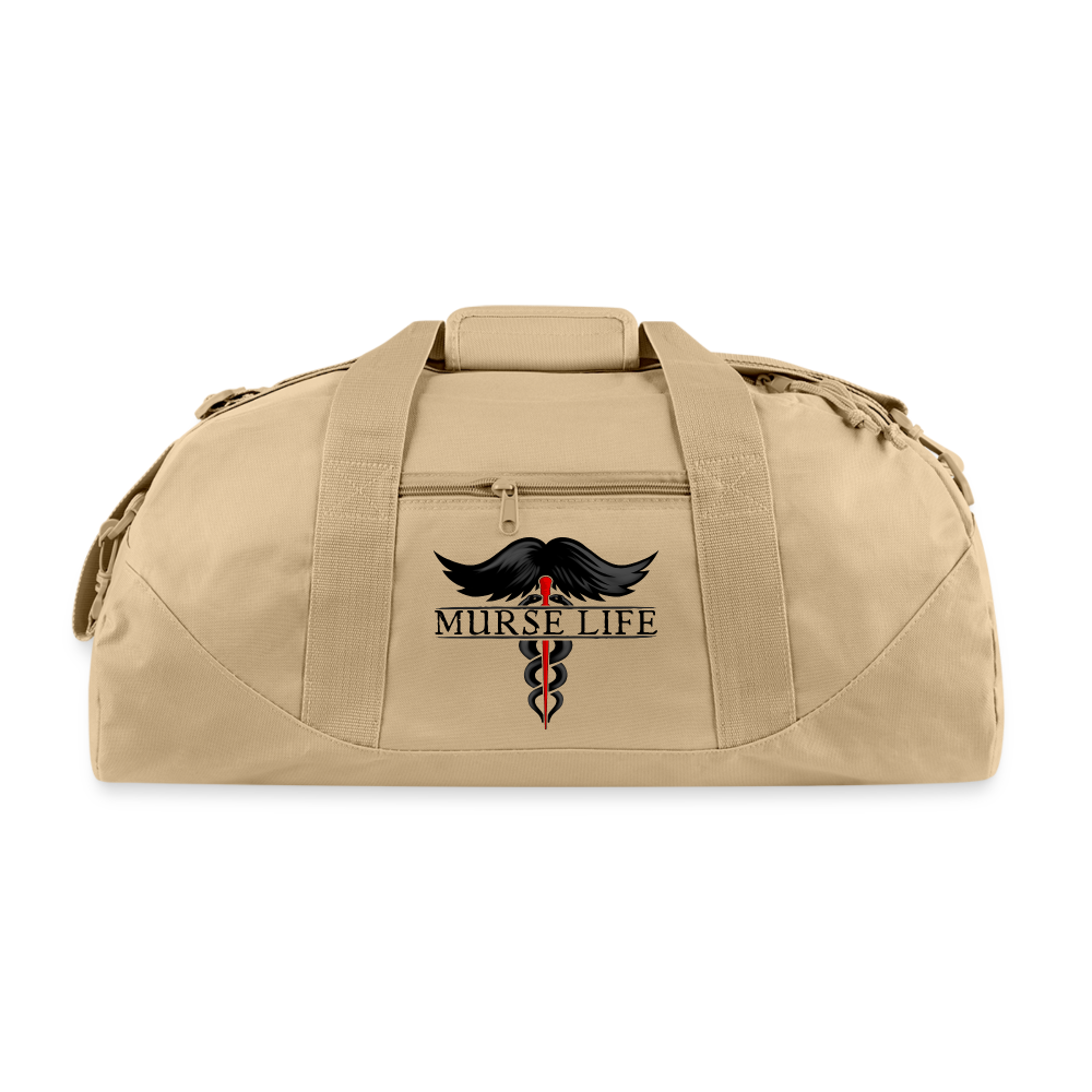 Murse Life Duffel (Original Logo) - beige