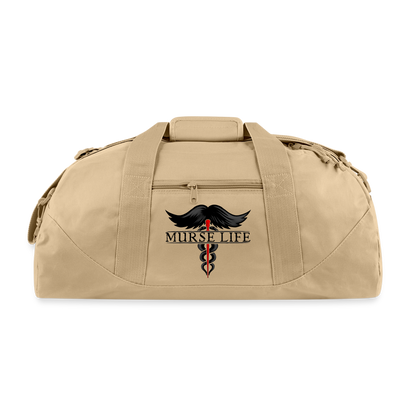 Murse Life Duffel (Original Logo) - beige