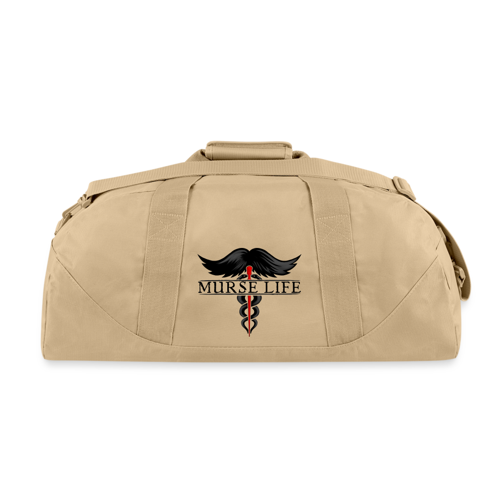 Murse Life Duffel (Original Logo) - beige