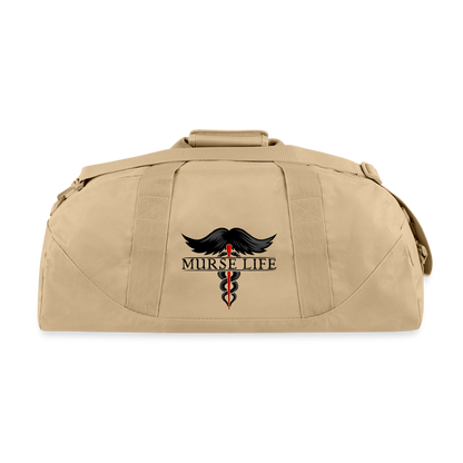 Murse Life Duffel (Original Logo) - beige