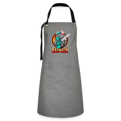 RatPack Bar-B-Que Apron - gray/black