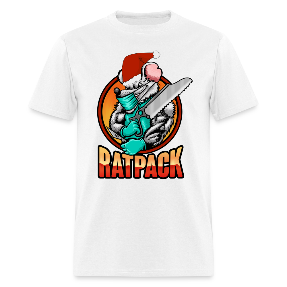 Christmas RatPack Tee - white