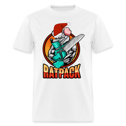 Christmas RatPack Tee - white