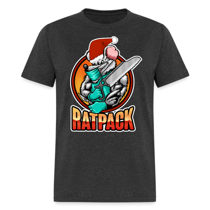 Christmas RatPack Tee - heather black