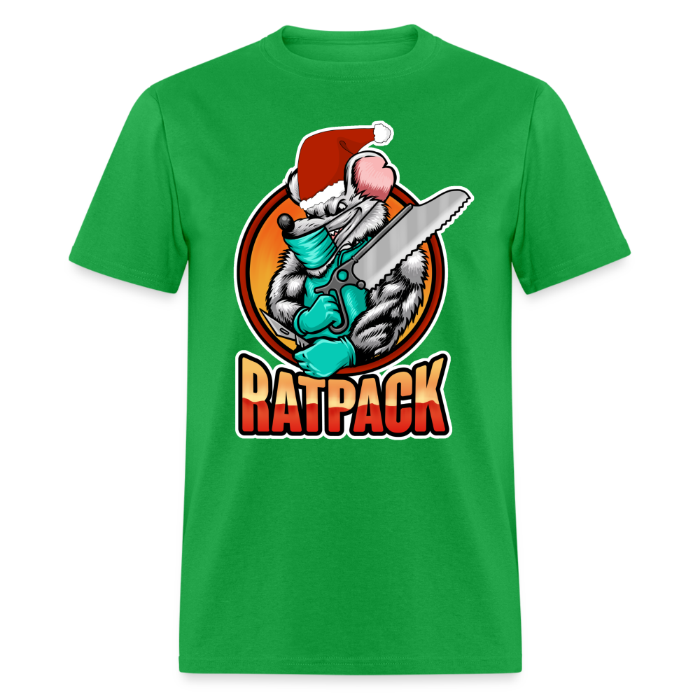 Christmas RatPack Tee - bright green