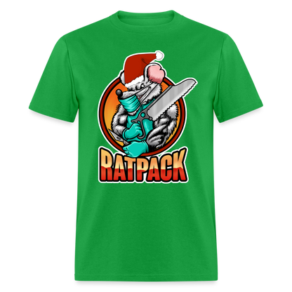 Christmas RatPack Tee - bright green