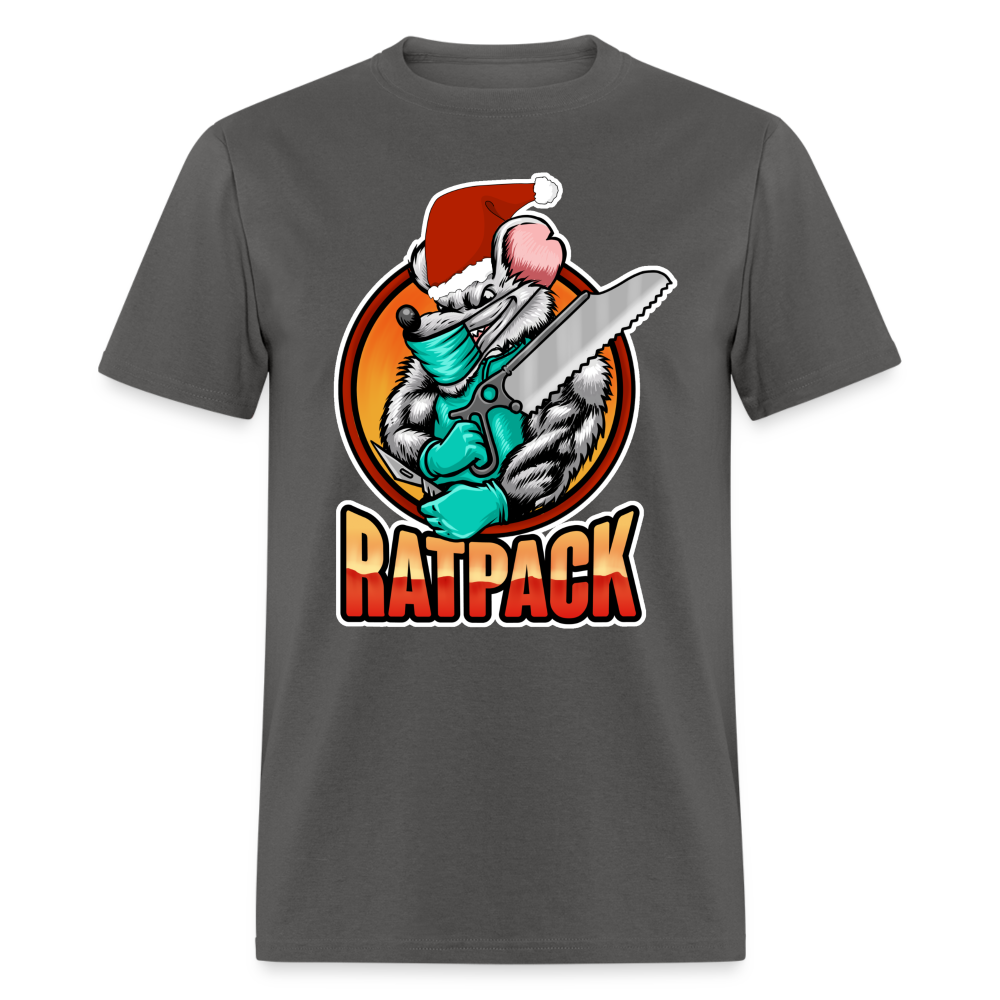 Christmas RatPack Tee - charcoal