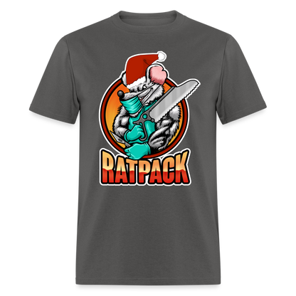 Christmas RatPack Tee - charcoal