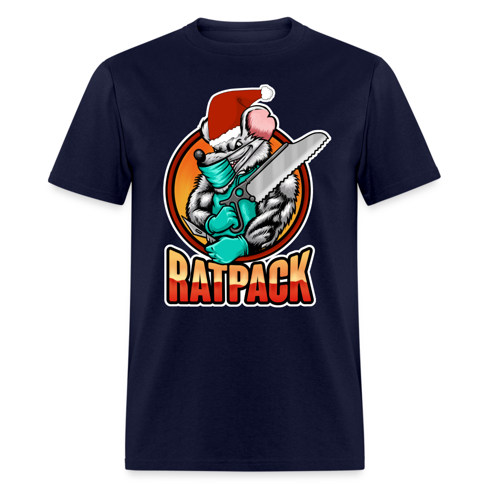 Christmas RatPack Tee - navy