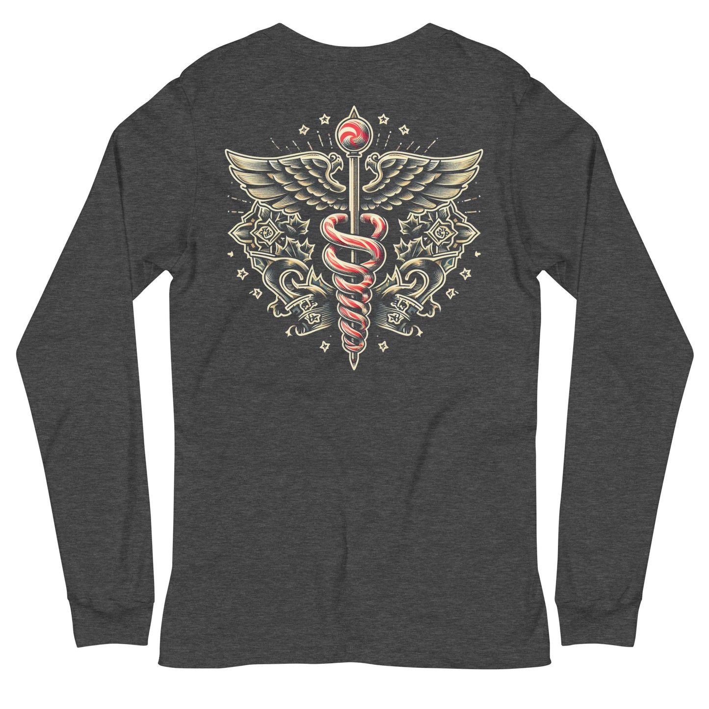 Christmas Caduceus Long Sleeve