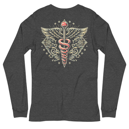 Christmas Caduceus Long Sleeve