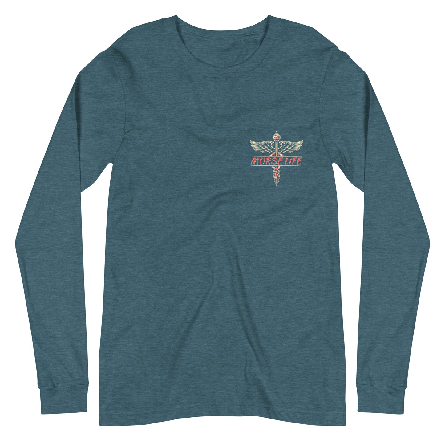 Christmas Caduceus Long Sleeve