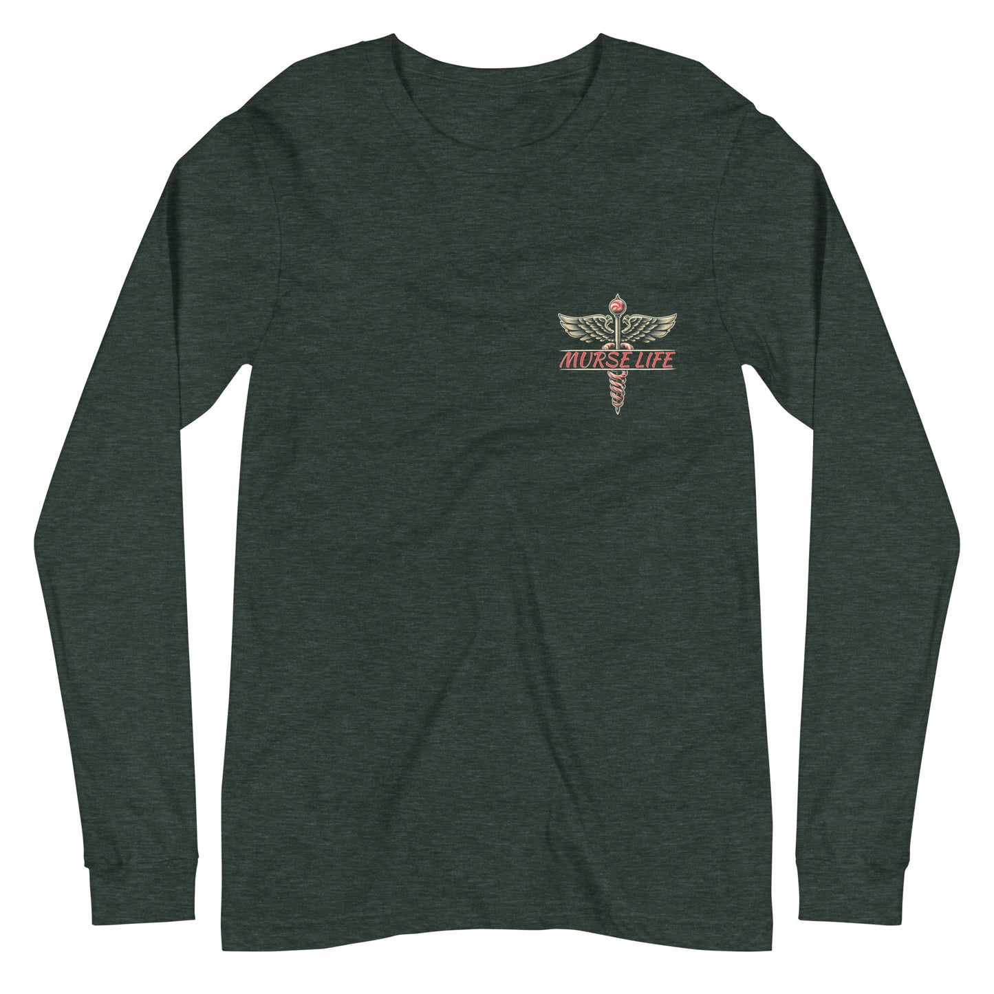 Christmas Caduceus Long Sleeve