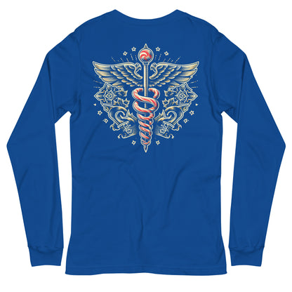 Christmas Caduceus Long Sleeve