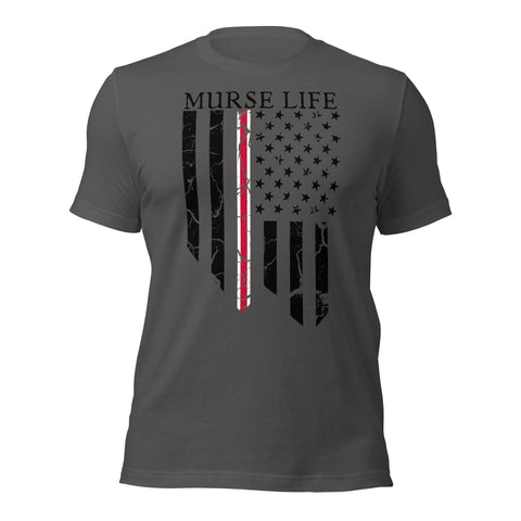 Nurse Thin Line Tee (Front Only)