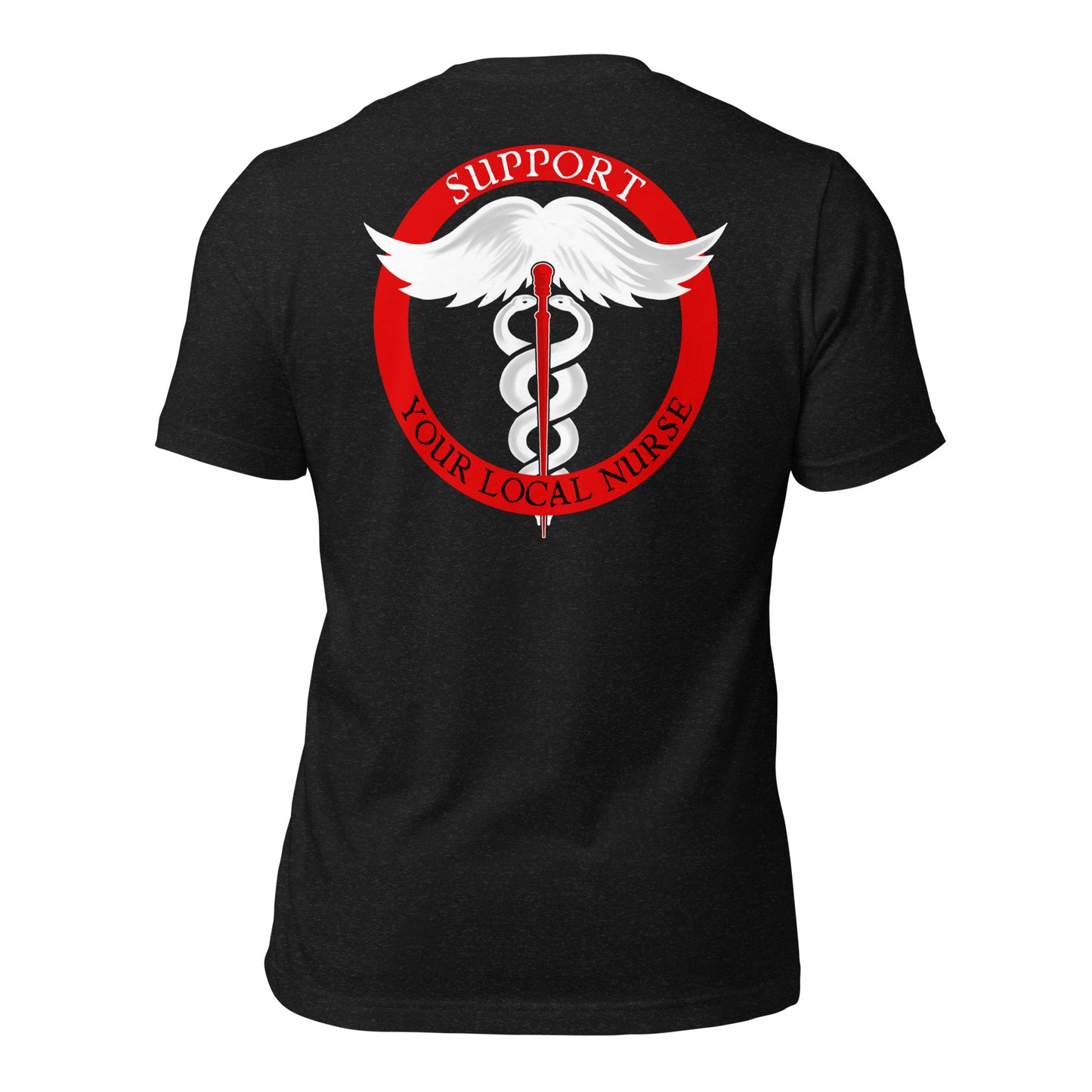 Local Nurse Support Tee (Light, Back Print)