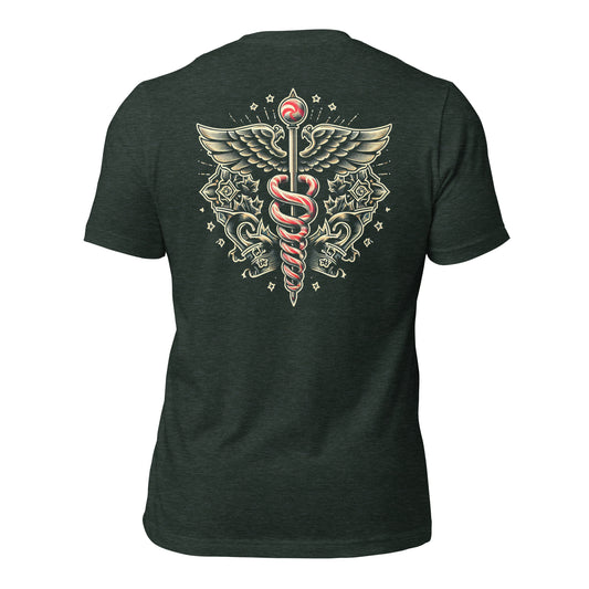 Christmas Caduceus Tee